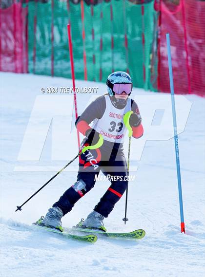 Thumbnail 3 in NYSPHSAA Section V Class A & B Slalom Final (First Run) photogallery.