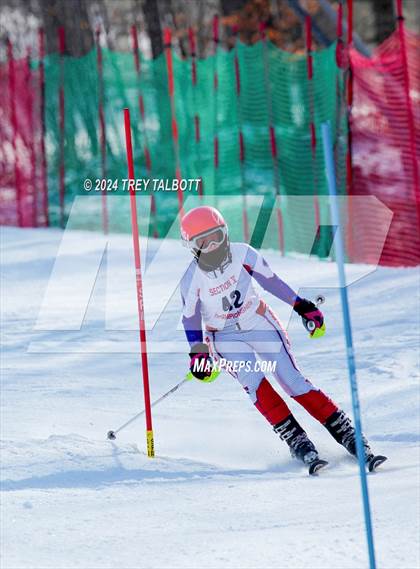 Thumbnail 1 in NYSPHSAA Section V Class A & B Slalom Final (First Run) photogallery.