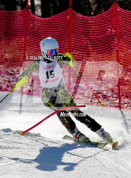 Thumbnail 2 in NYSPHSAA Section V Class A & B Slalom Final (First Run) photogallery.