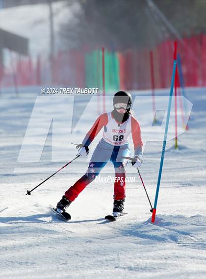 Thumbnail 1 in NYSPHSAA Section V Class A & B Slalom Final (First Run) photogallery.