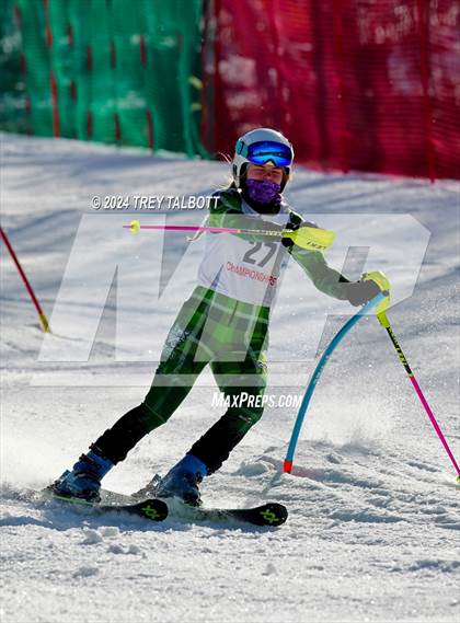 Thumbnail 1 in NYSPHSAA Section V Class A & B Slalom Final (First Run) photogallery.
