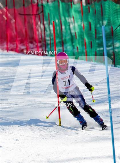 Thumbnail 2 in NYSPHSAA Section V Class A & B Slalom Final (First Run) photogallery.