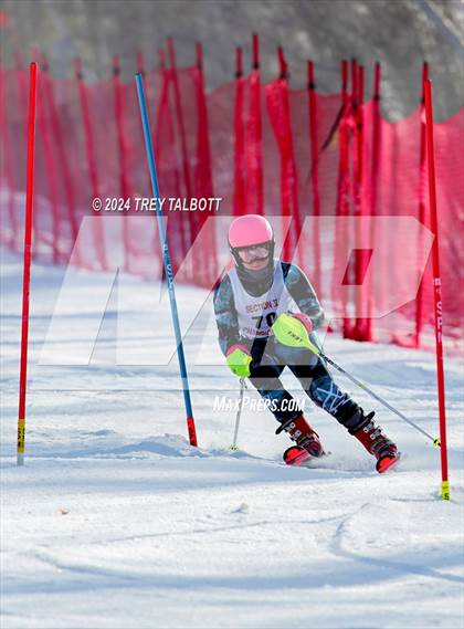 Thumbnail 1 in NYSPHSAA Section V Class A & B Slalom Final (First Run) photogallery.