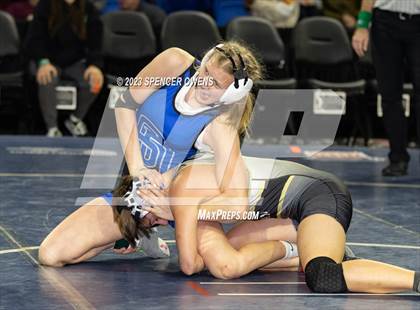 Thumbnail 2 in NCHSAA Women's Wrestling Invitational photogallery.