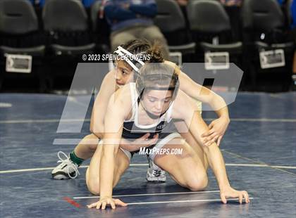 Thumbnail 1 in NCHSAA Women's Wrestling Invitational photogallery.