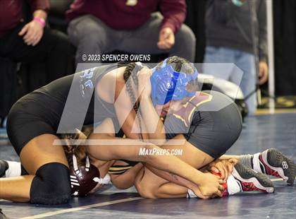 Thumbnail 3 in NCHSAA Women's Wrestling Invitational photogallery.