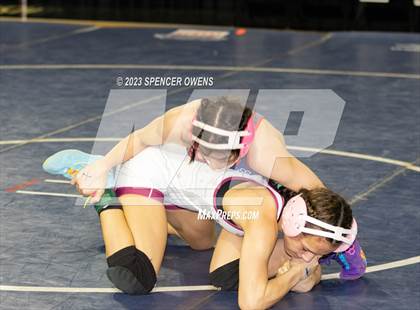Thumbnail 2 in NCHSAA Women's Wrestling Invitational photogallery.
