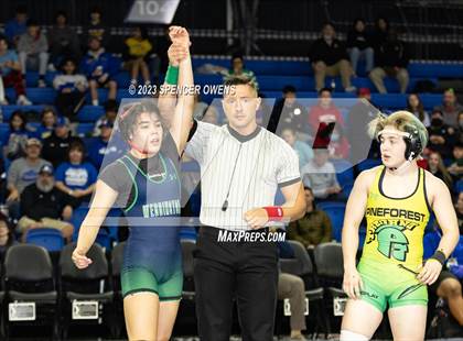 Thumbnail 1 in NCHSAA Women's Wrestling Invitational photogallery.