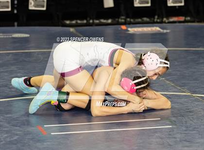 Thumbnail 1 in NCHSAA Women's Wrestling Invitational photogallery.