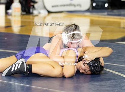 Thumbnail 2 in NCHSAA Women's Wrestling Invitational photogallery.