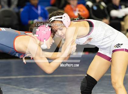 Thumbnail 2 in NCHSAA Women's Wrestling Invitational photogallery.