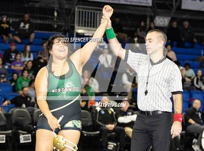 Thumbnail 1 in NCHSAA Women's Wrestling Invitational photogallery.
