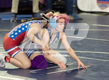 Thumbnail 3 in NCHSAA Women's Wrestling Invitational photogallery.