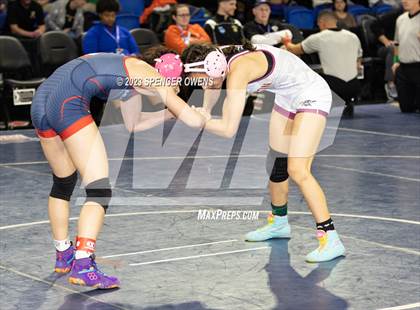 Thumbnail 1 in NCHSAA Women's Wrestling Invitational photogallery.