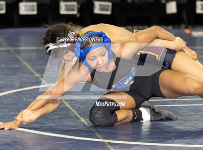 Thumbnail 2 in NCHSAA Women's Wrestling Invitational photogallery.