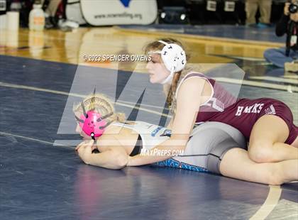 Thumbnail 2 in NCHSAA Women's Wrestling Invitational photogallery.