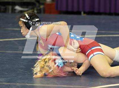 Thumbnail 3 in NCHSAA Women's Wrestling Invitational photogallery.