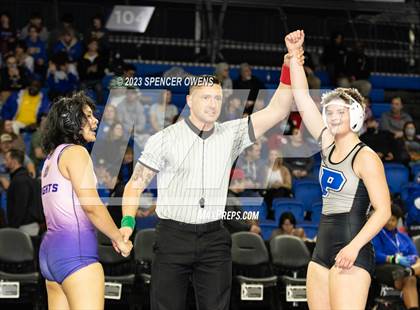 Thumbnail 3 in NCHSAA Women's Wrestling Invitational photogallery.