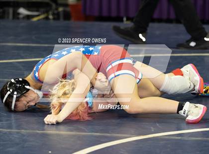 Thumbnail 2 in NCHSAA Women's Wrestling Invitational photogallery.