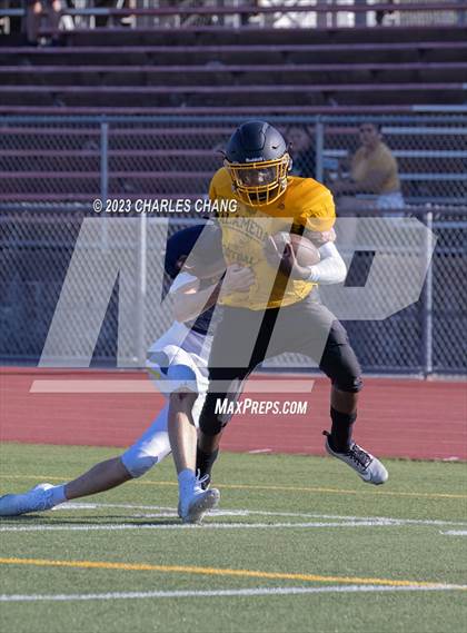 Thumbnail 1 in Alameda vs Berean Christian (Scrimmage) photogallery.