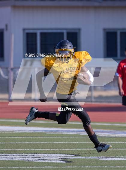 Thumbnail 3 in Alameda vs Berean Christian (Scrimmage) photogallery.