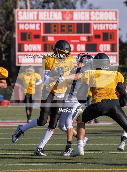 Thumbnail 2 in Alameda vs Berean Christian (Scrimmage) photogallery.