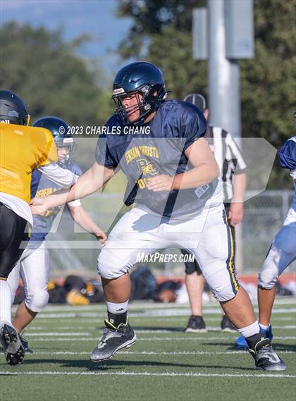 Thumbnail 2 in Alameda vs Berean Christian (Scrimmage) photogallery.