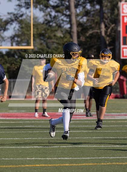 Thumbnail 1 in Alameda vs Berean Christian (Scrimmage) photogallery.