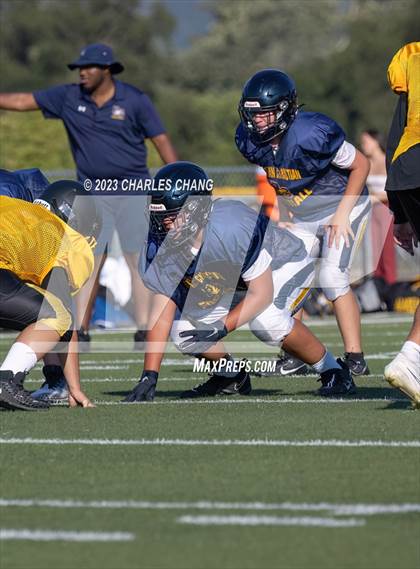 Thumbnail 1 in Alameda vs Berean Christian (Scrimmage) photogallery.