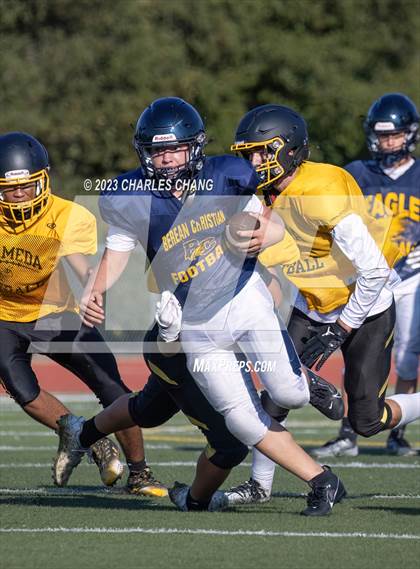 Thumbnail 1 in Alameda vs Berean Christian (Scrimmage) photogallery.