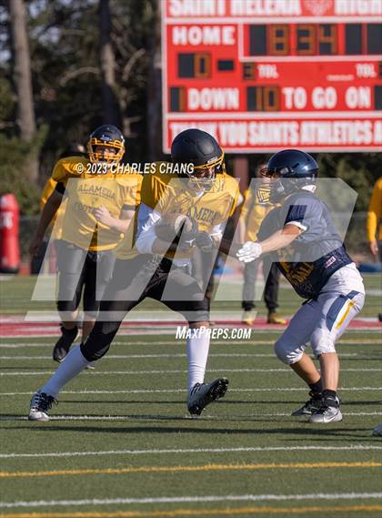 Thumbnail 2 in Alameda vs Berean Christian (Scrimmage) photogallery.