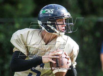 Thumbnail 3 in Hernando Christian Academy vs Donahue Catholic  photogallery.