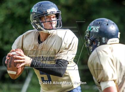 Thumbnail 3 in Hernando Christian Academy vs Donahue Catholic  photogallery.