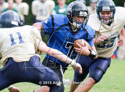 Thumbnail 2 in Hernando Christian Academy vs Donahue Catholic  photogallery.