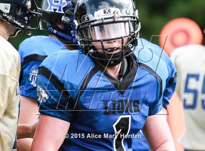 Thumbnail 2 in Hernando Christian Academy vs Donahue Catholic  photogallery.