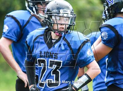 Thumbnail 3 in Hernando Christian Academy vs Donahue Catholic  photogallery.