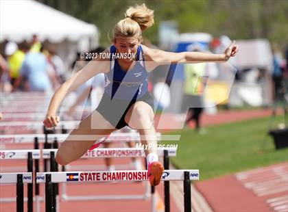 Thumbnail 3 in CHSAA Finals (100 Meter Hurdles) photogallery.