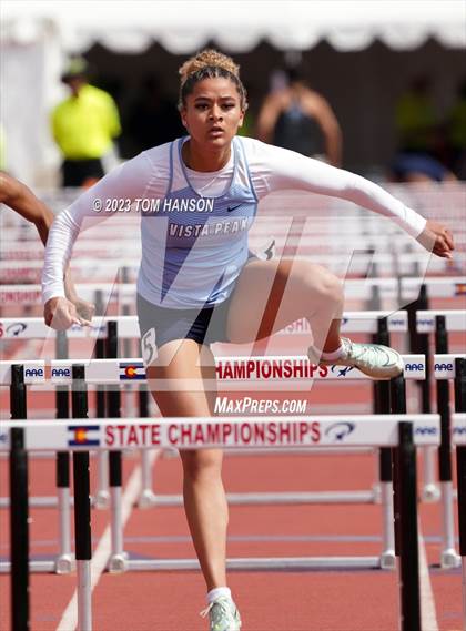 Thumbnail 1 in CHSAA Finals (100 Meter Hurdles) photogallery.