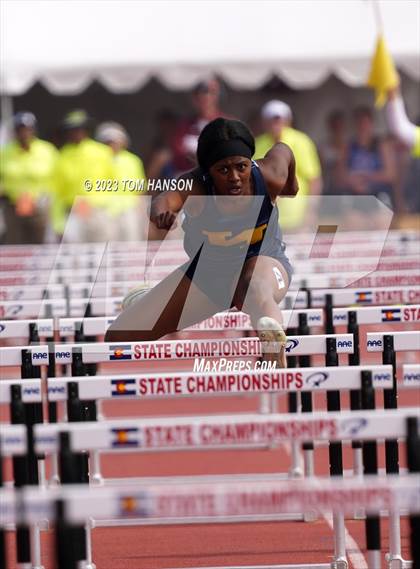 Thumbnail 3 in CHSAA Finals (100 Meter Hurdles) photogallery.