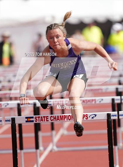 Thumbnail 1 in CHSAA Finals (100 Meter Hurdles) photogallery.