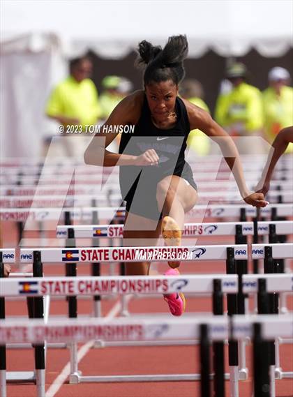 Thumbnail 2 in CHSAA Finals (100 Meter Hurdles) photogallery.