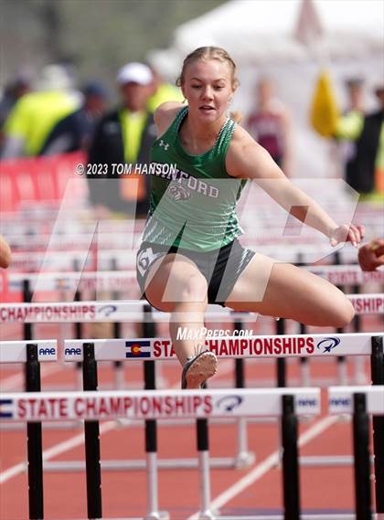 Thumbnail 1 in CHSAA Finals (100 Meter Hurdles) photogallery.