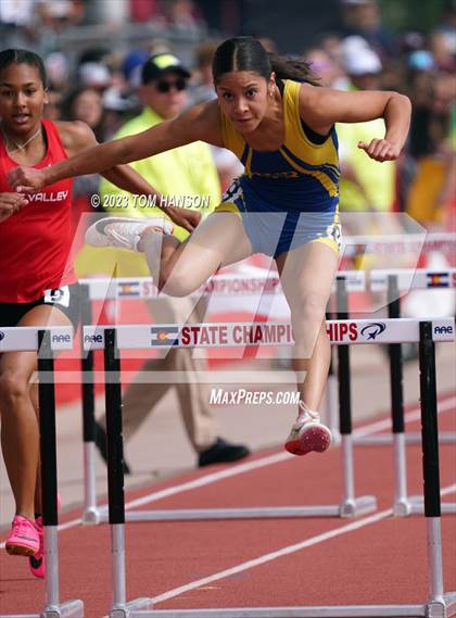 Thumbnail 2 in CHSAA Finals (100 Meter Hurdles) photogallery.