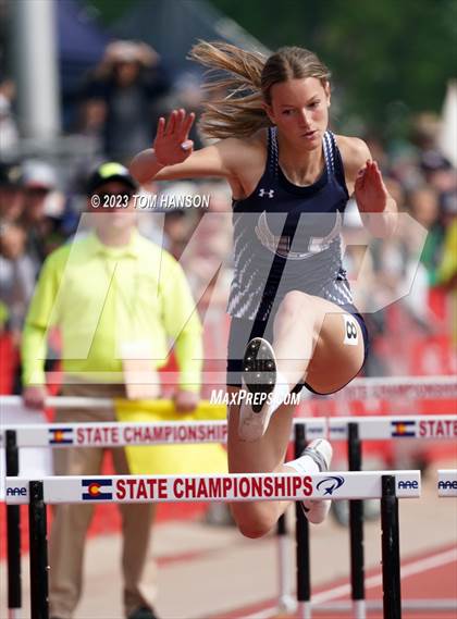 Thumbnail 3 in CHSAA Finals (100 Meter Hurdles) photogallery.