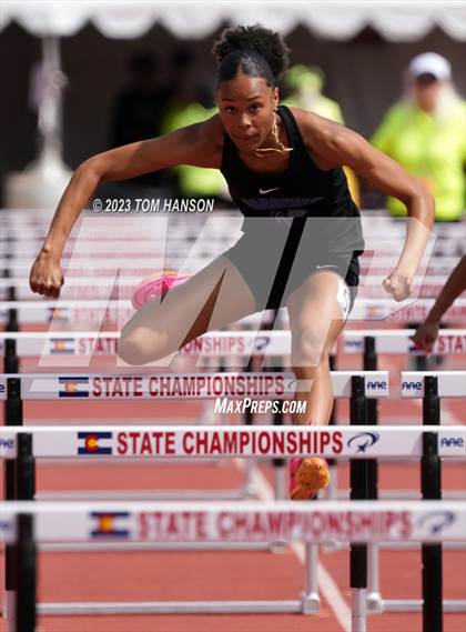 Thumbnail 2 in CHSAA Finals (100 Meter Hurdles) photogallery.