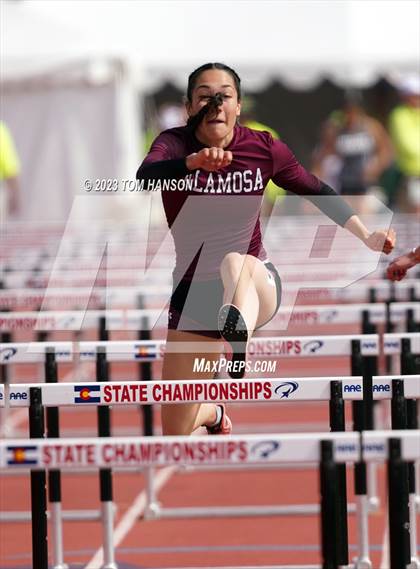 Thumbnail 3 in CHSAA Finals (100 Meter Hurdles) photogallery.