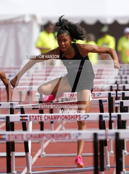 Thumbnail 1 in CHSAA Finals (100 Meter Hurdles) photogallery.