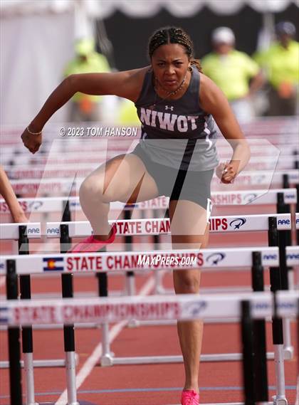 Thumbnail 1 in CHSAA Finals (100 Meter Hurdles) photogallery.
