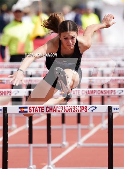 Thumbnail 2 in CHSAA Finals (100 Meter Hurdles) photogallery.