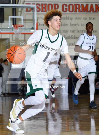 Thumbnail 1 in Chino Hills vs. Bishop O'Dowd (Tarkanian Classic) photogallery.